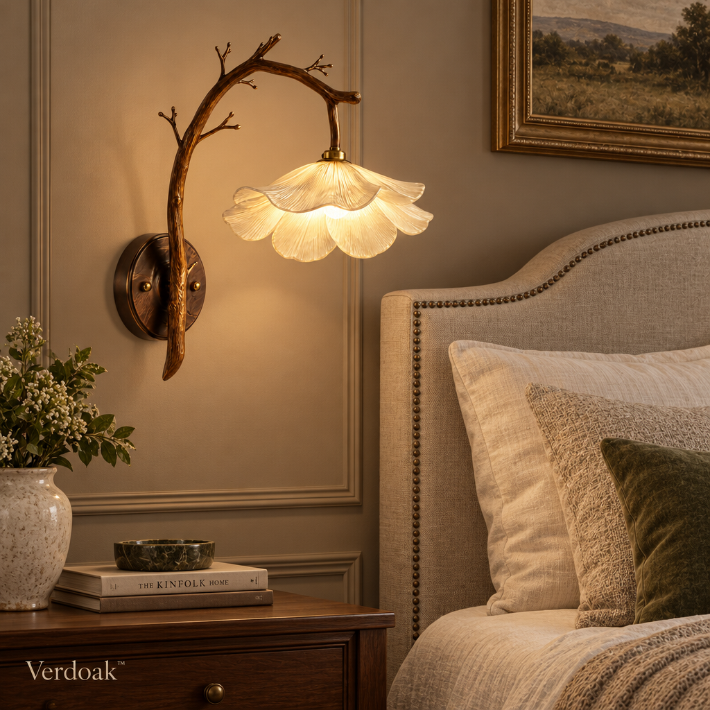 Verdoak™ Branch Petal Wall Sconce lifestyle
