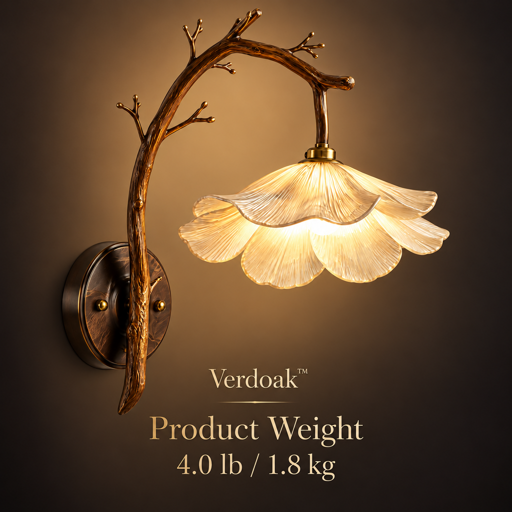 Verdoak™ Branch Petal Wall Sconce weight