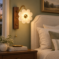 Verdoak™ Daisy Bloom Pull-Chain Wall Sconce lifestyle