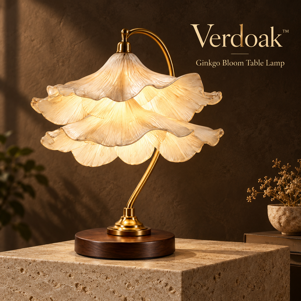 Verdoak™ Ginkgo Bloom Table Lamp brand hero