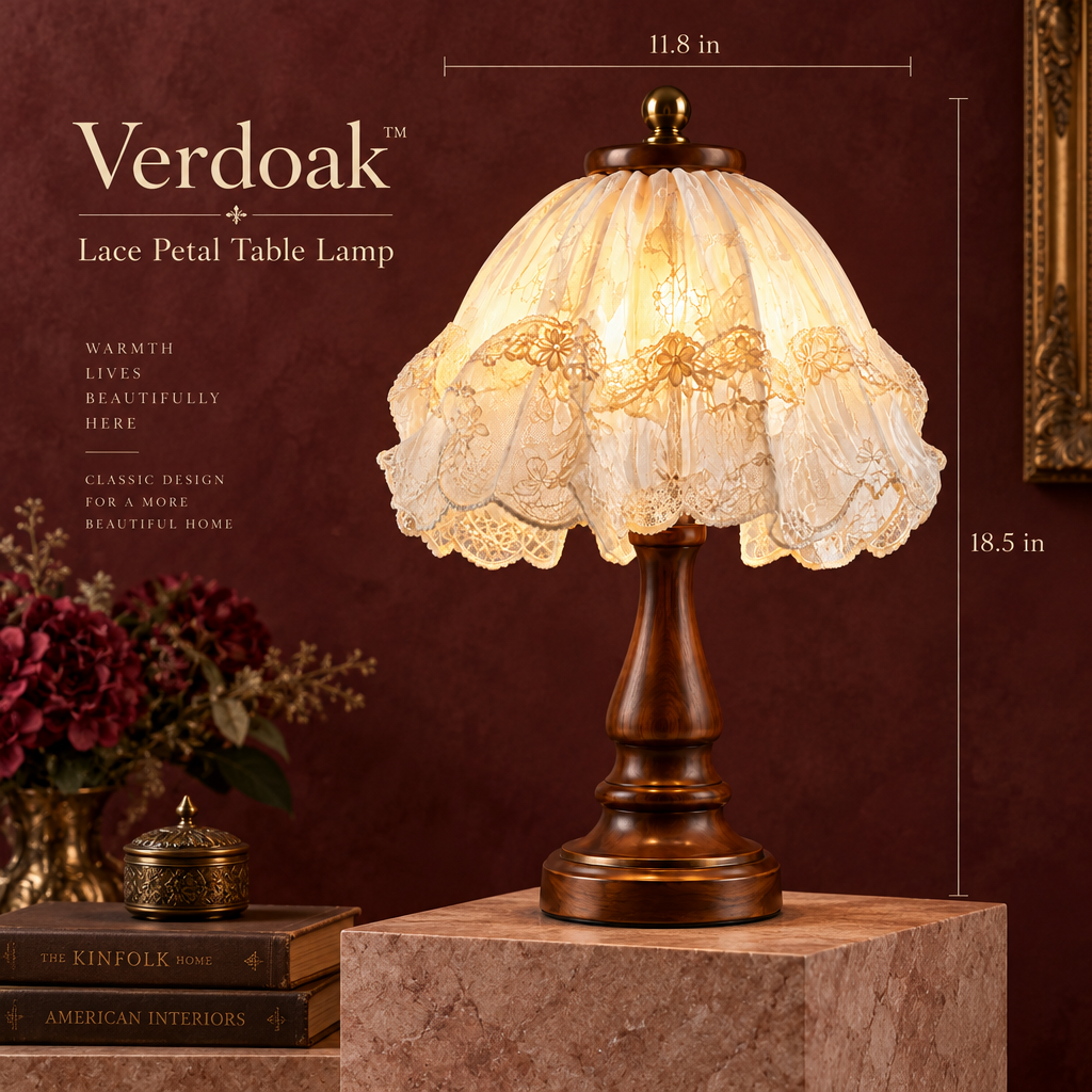 Verdoak™ Lace Petal Table Lamp brand hero