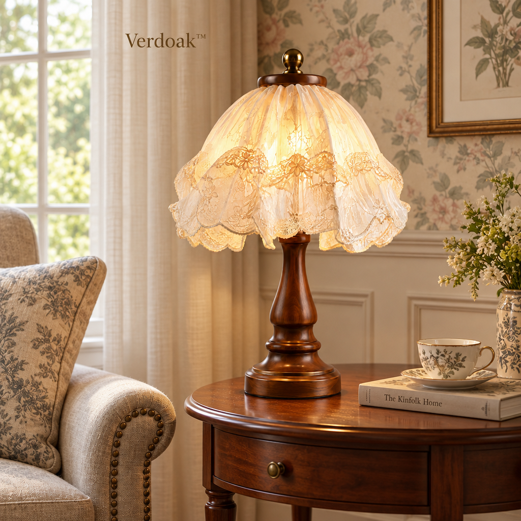 Verdoak™ Lace Petal Table Lamp lifestyle