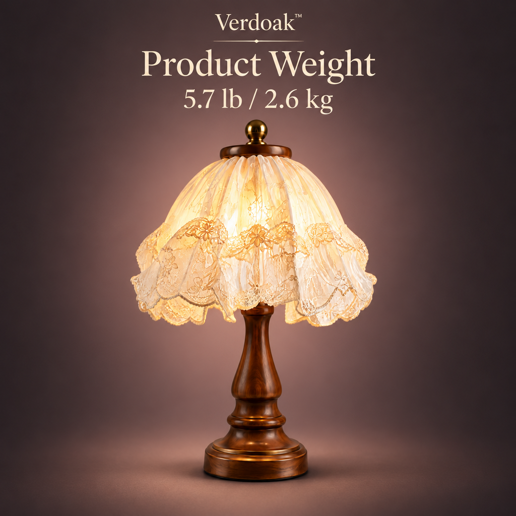 Verdoak™ Lace Petal Table Lamp weight