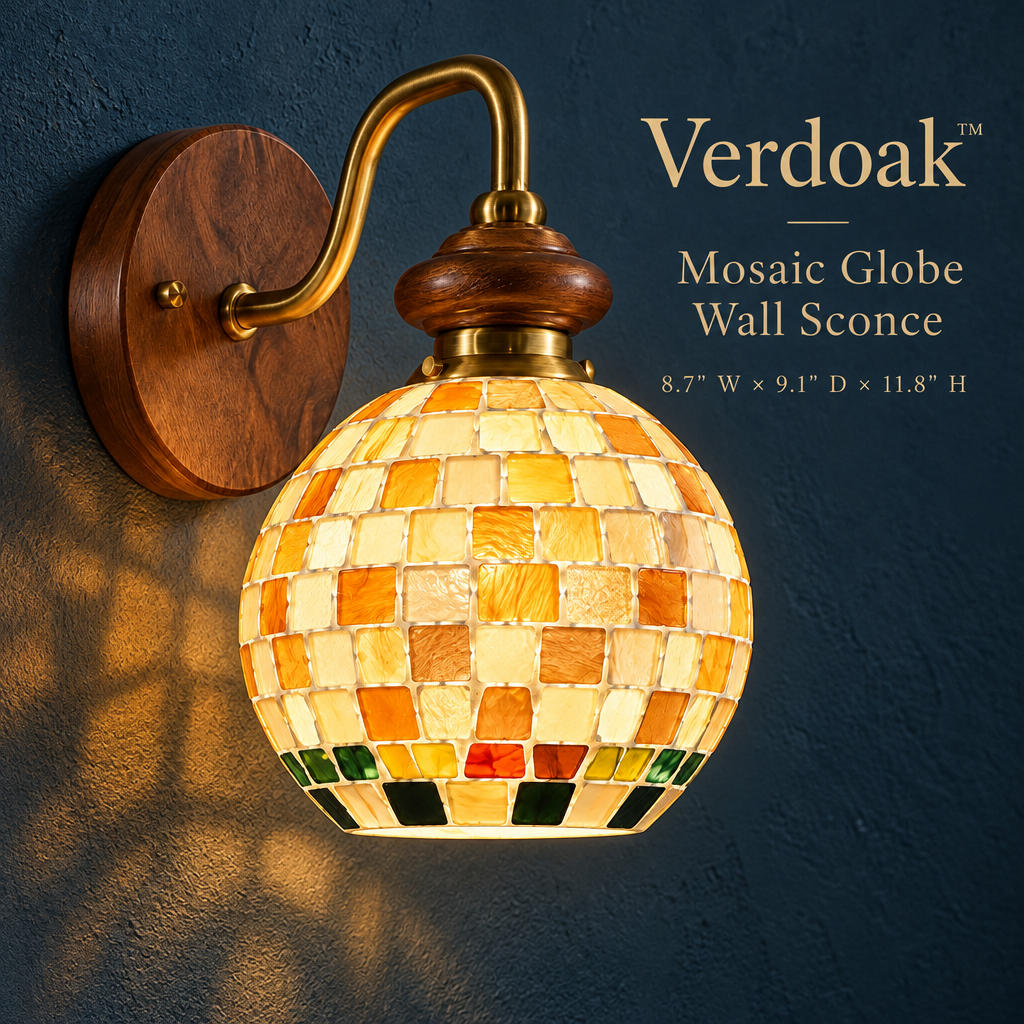 Verdoak™ Mosaic Globe Wall Sconce brand hero