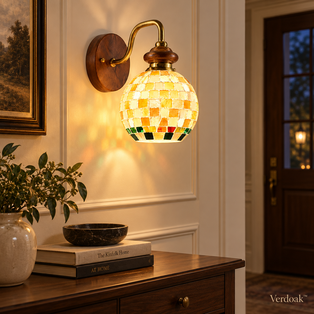 Verdoak™ Mosaic Globe Wall Sconce lifestyle