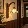 Verdoak™ Willow Leaf Glass Wall Sconce lifestyle